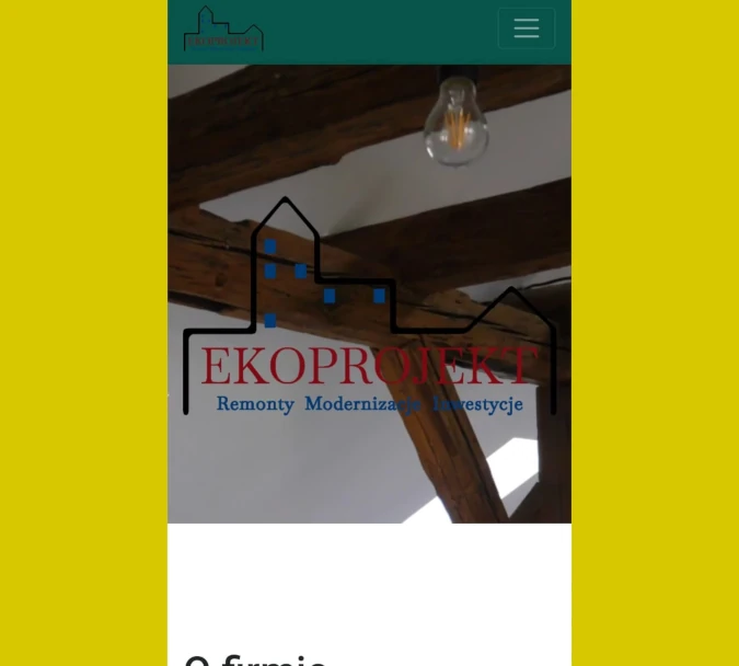 Ekoprojekt Solver - wersja mobilna strony